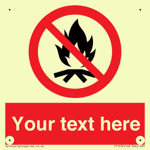 Custom prohibition No campfire